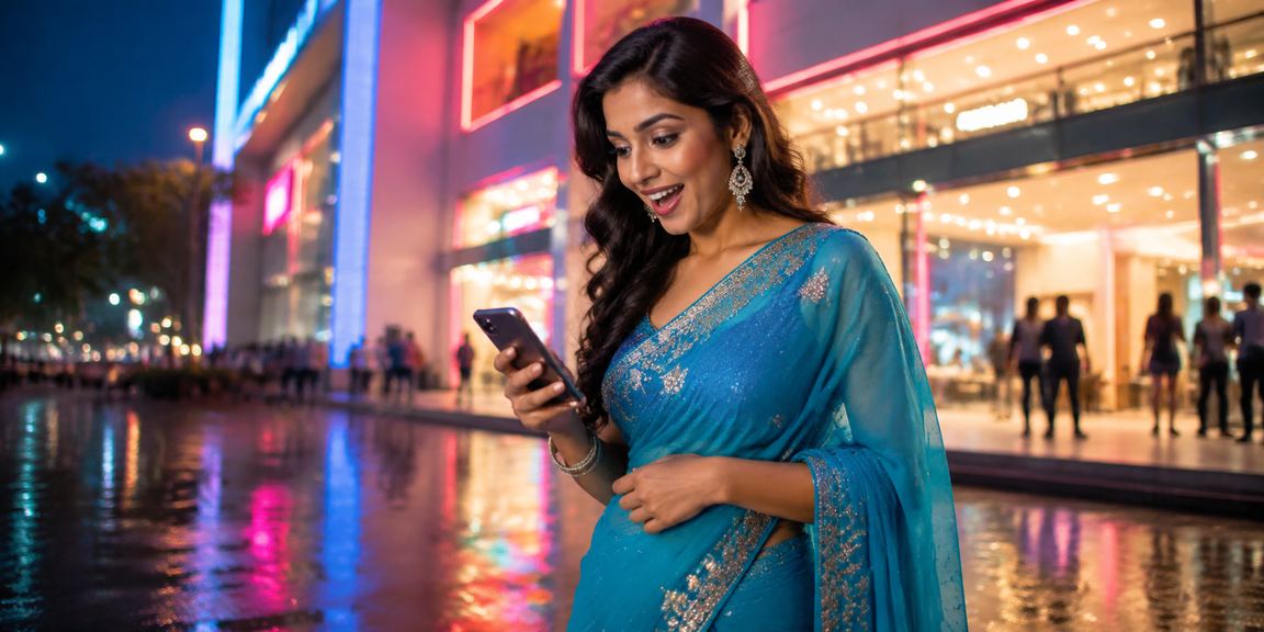 Player enjoying Andar Bahar game on mobile in Delhi